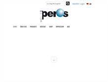 Tablet Screenshot of peros-gmbh.de